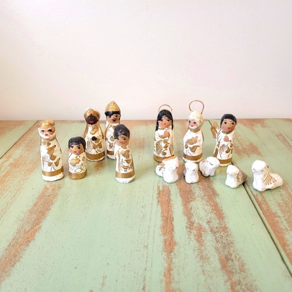 Vintage Clay Nativity Replacements